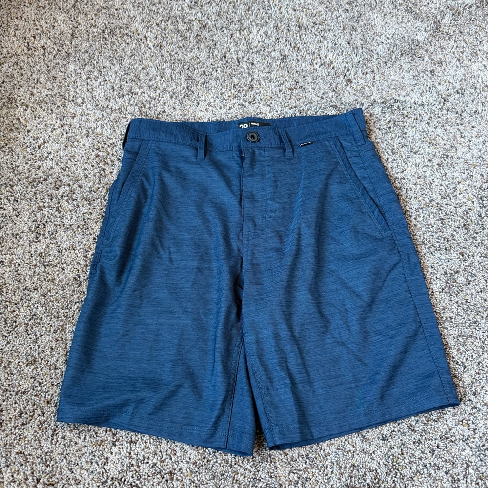 Hurley Nike Dri-Fit Men's Navy Shorts - Size 29